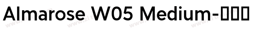 Almarose W05 Medium字体转换